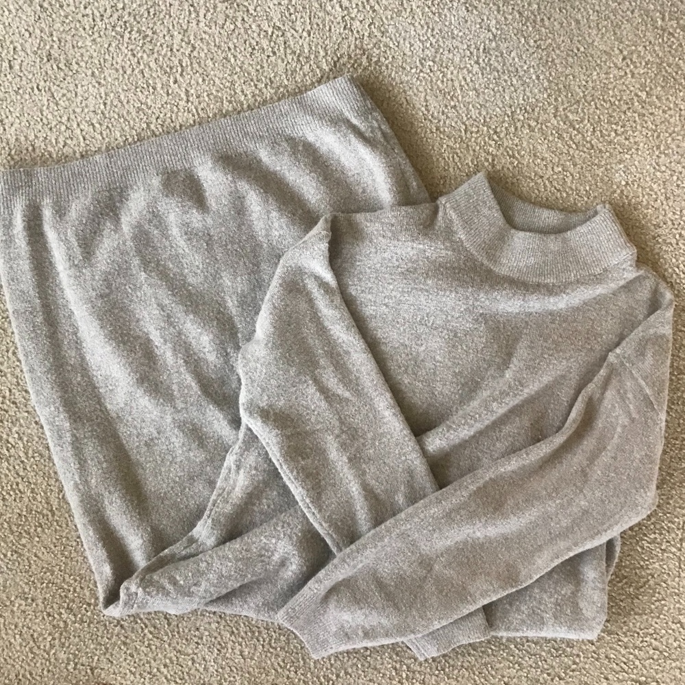 Mock Neck Sweater Dress